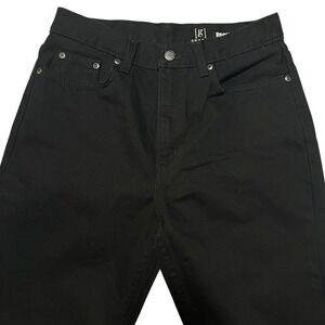 George Regular Fit Jeans Black Denim 100%‎ Cotton Men's 29x32 Pockets Straight